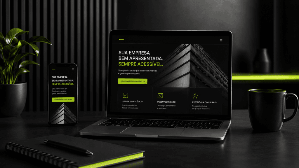 Criação de site profissional responsivo para empresas em Blumenau