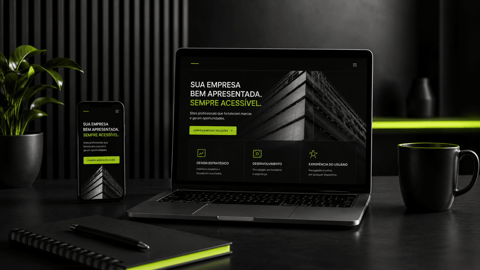 Criação de site profissional responsivo para empresas em Blumenau